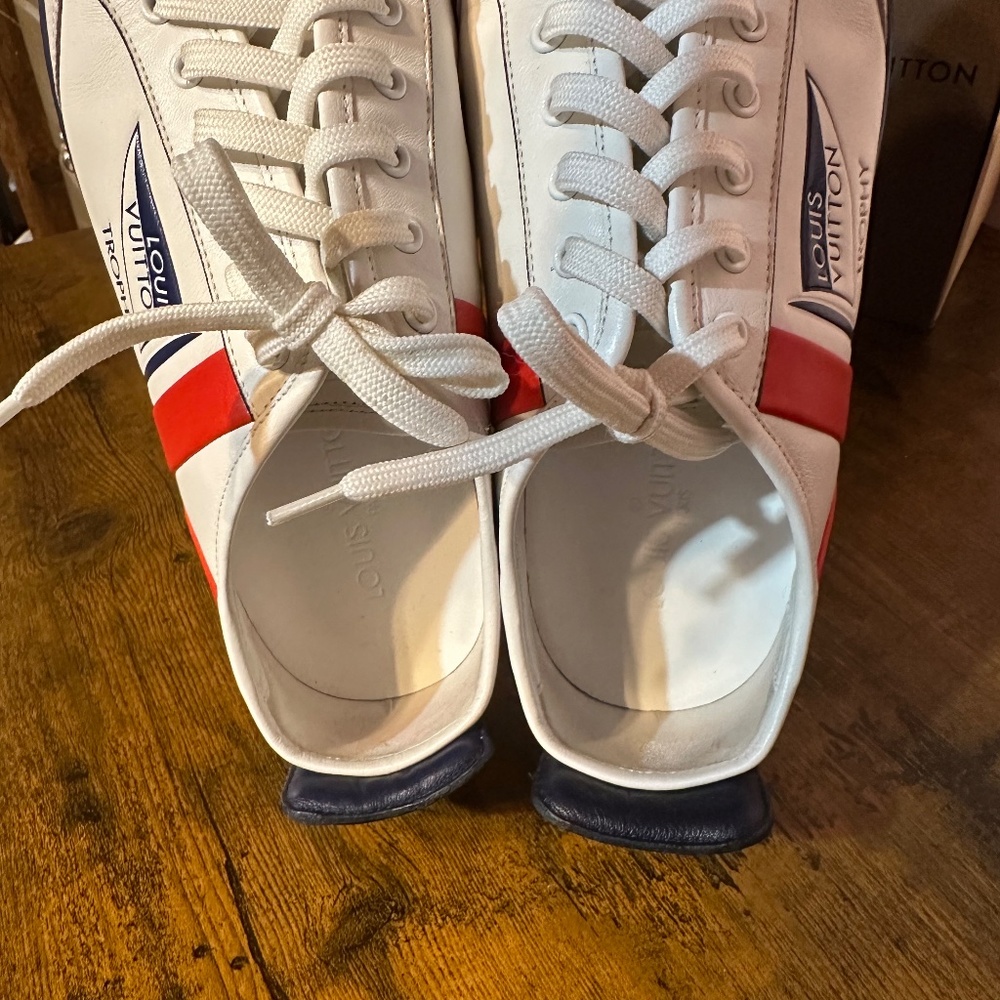 Authentic Men’s Sneaker Louis Vuitton Size 7 /MS0190 / Leather - Picture 10 of 13